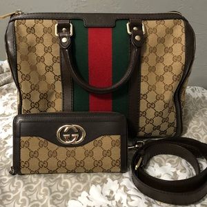 ❗️❗️❗️One day sale!!!!!!Gucci boston and GG wallet